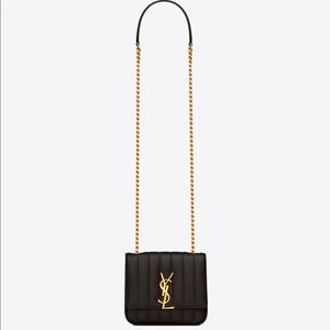 Vicky medium Saint Laurent lamb skin handbag